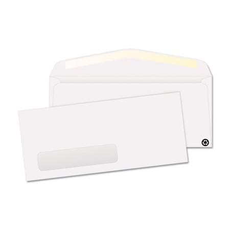 Quality Park QualityPrk, WINDOW ENVELOPE, #10, COMMERCIAL FLAP, GUMMED CLOSURE, 4.13 X 9.5, WHITE, 500PK 21316